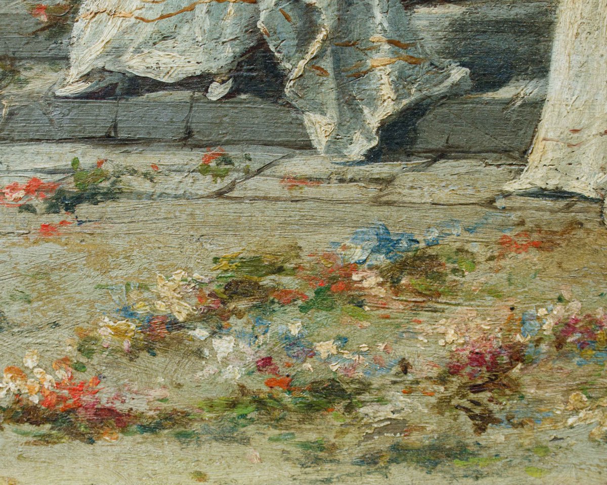 Guglielmo Napoli (Pavia 1868 – Genova 1945), Scena galante-photo-6