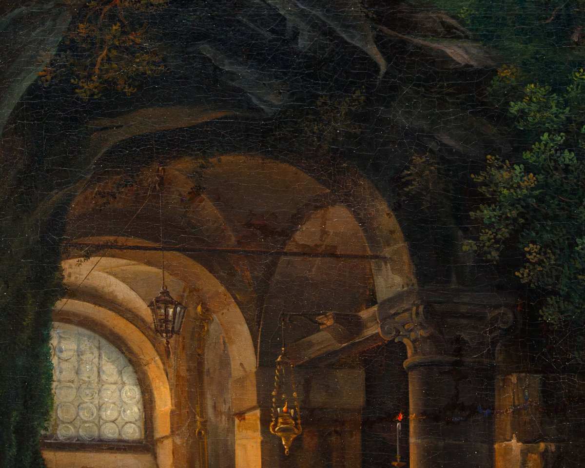 Federico Moja (Milano, 20 ottobre 1802 – Dolo (VE), 29 marzo 1885), La messa tra le rovine-photo-2