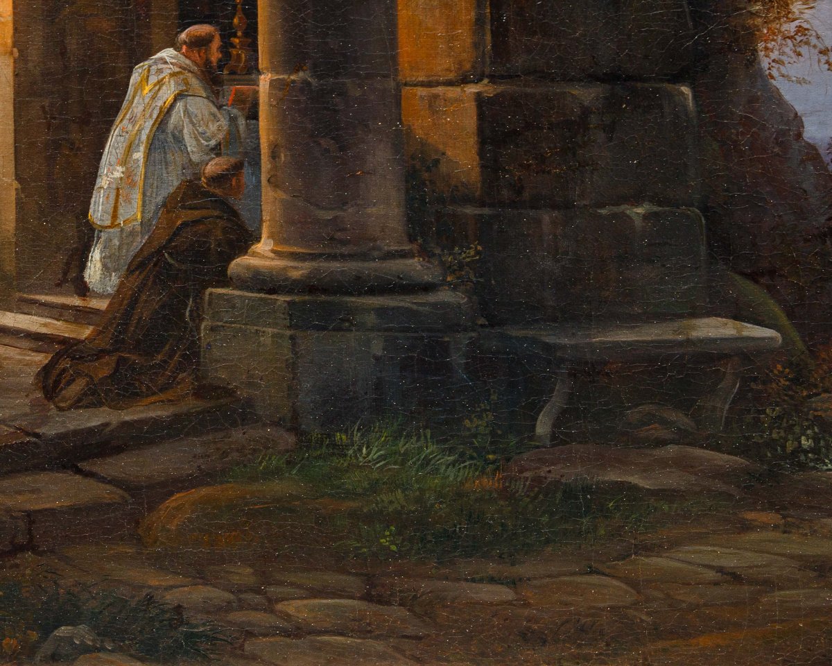 Federico Moja (Milano, 20 ottobre 1802 – Dolo (VE), 29 marzo 1885), La messa tra le rovine-photo-5