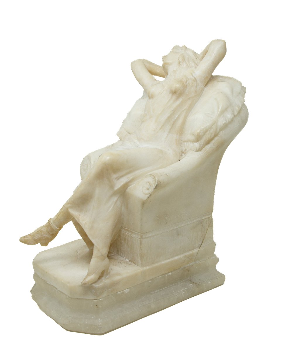 Giuseppe Gambogi (Pisa, 1862 – Firenze, 1938), Figura femminile sdraiata-photo-2