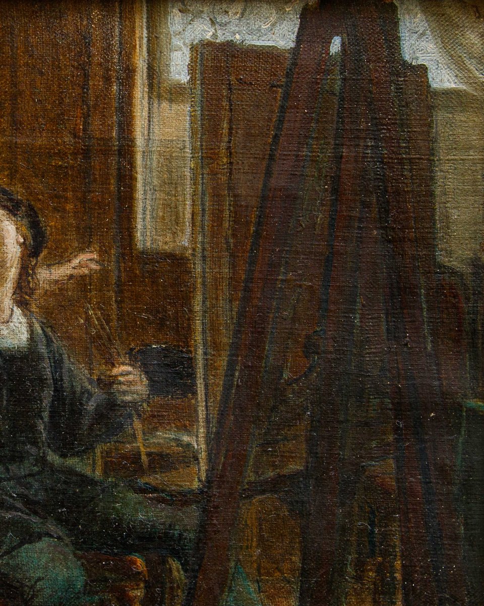 XIX secolo, Raffaello e la Fornarina nello studio-photo-7