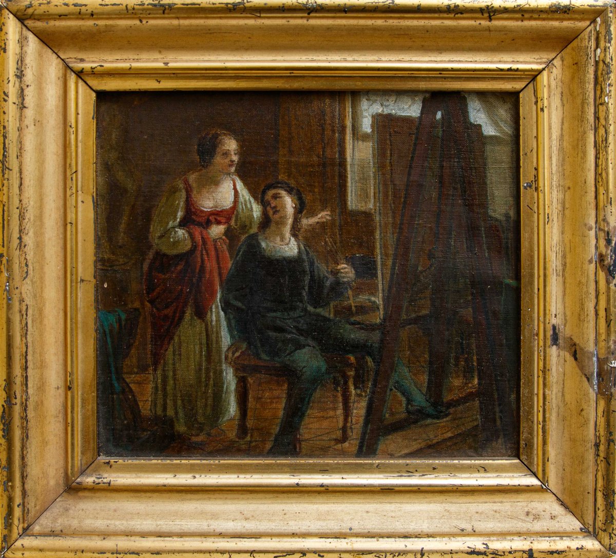 XIX secolo, Raffaello e la Fornarina nello studio