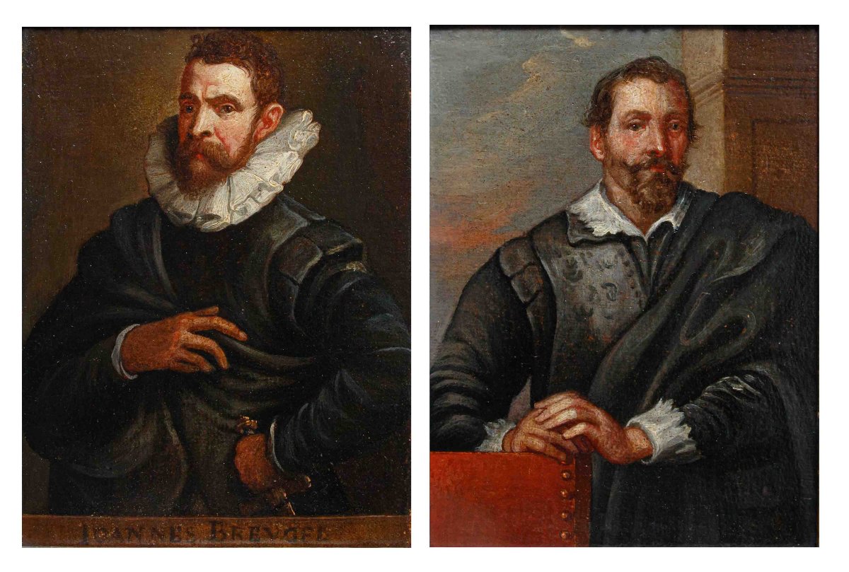 XVII secolo, Ritratti dei pittori Jan Brueghel il Vecchio e Frans Snyders-photo-2