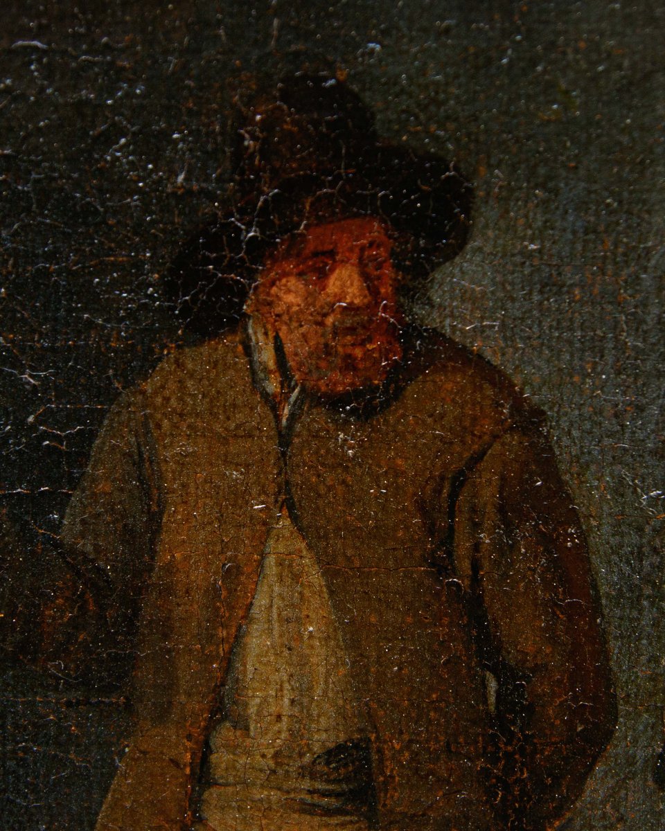 Seguace di David Teniers (Anversa, 1610 – Bruxelles, 1690), Locanda con fumatori-photo-4