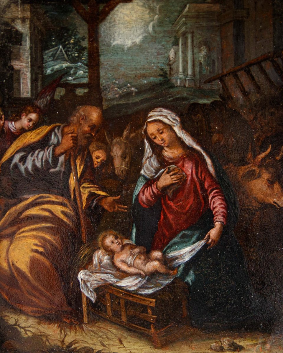 Scuola ferrarese, seconda metà del XVI secolo, Natività-photo-4