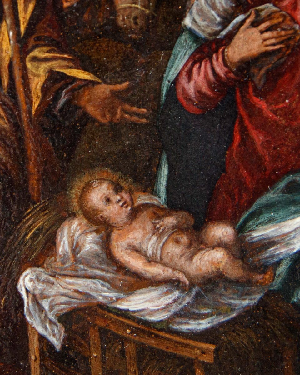 Scuola ferrarese, seconda metà del XVI secolo, Natività-photo-3