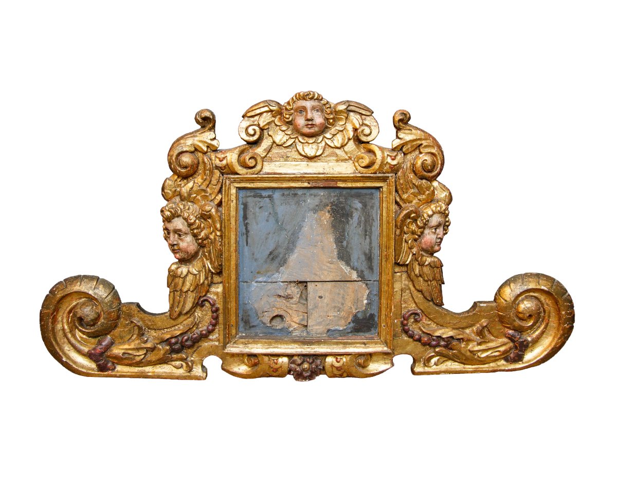XVII secolo, Cornice con putti e volute