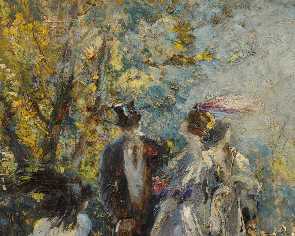 Lodovico Zambeletti (Milano, 1881 – 4 giugno 1966), Incontri al parco-photo-5