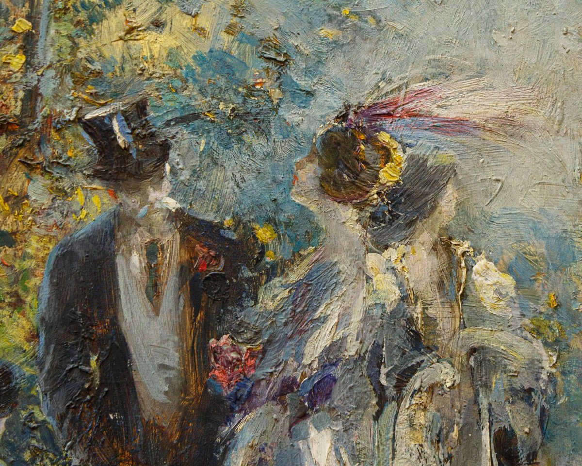 Lodovico Zambeletti (Milano, 1881 – 4 giugno 1966), Incontri al parco-photo-6