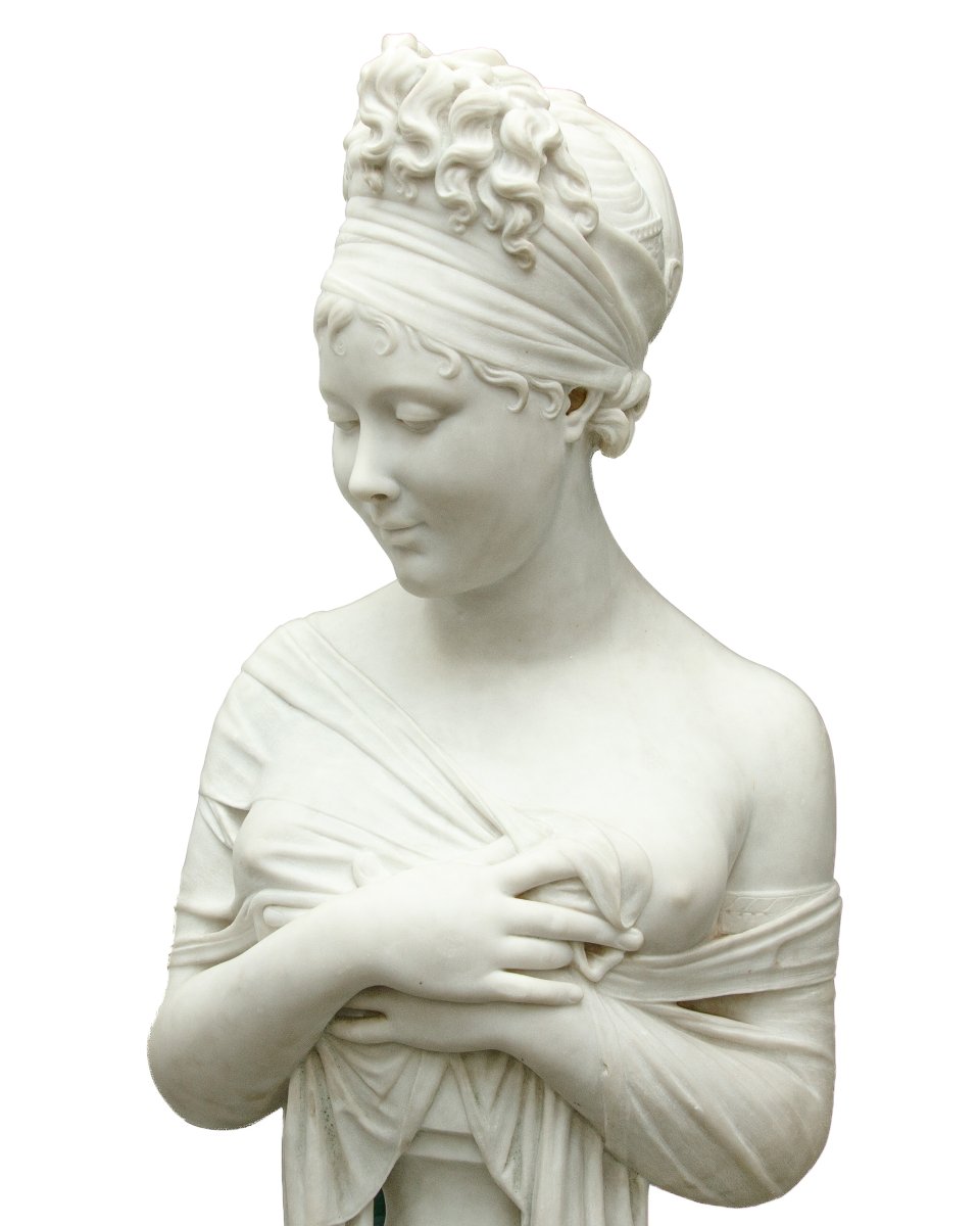 XIX secolo, da Joseph Chinard (Lione, 1756 - 1813), Busto di Madame Recamier-photo-1