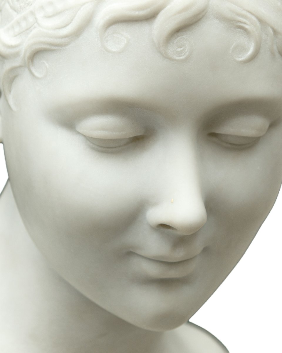 XIX secolo, da Joseph Chinard (Lione, 1756 - 1813), Busto di Madame Recamier-photo-2