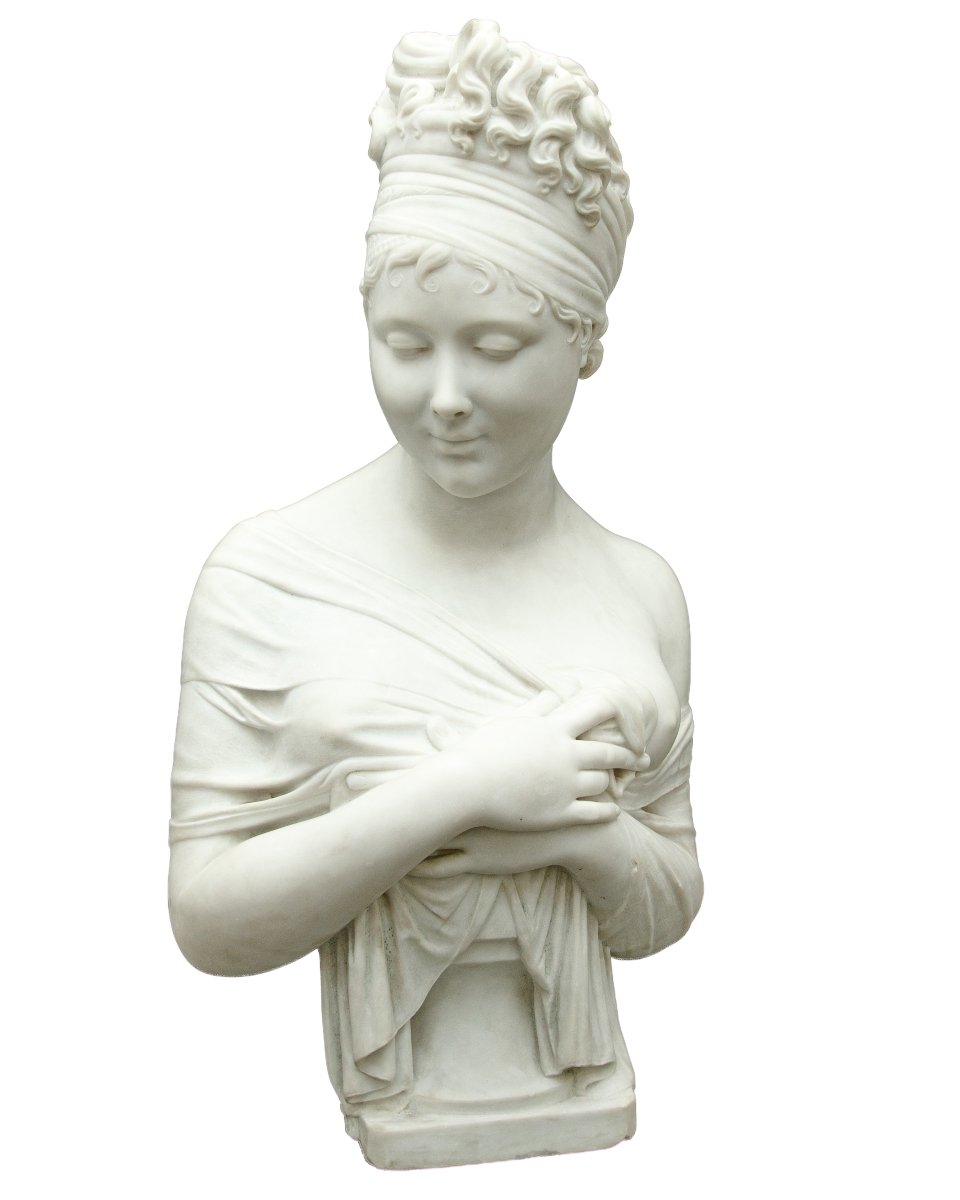 XIX secolo, da Joseph Chinard (Lione, 1756 - 1813), Busto di Madame Recamier