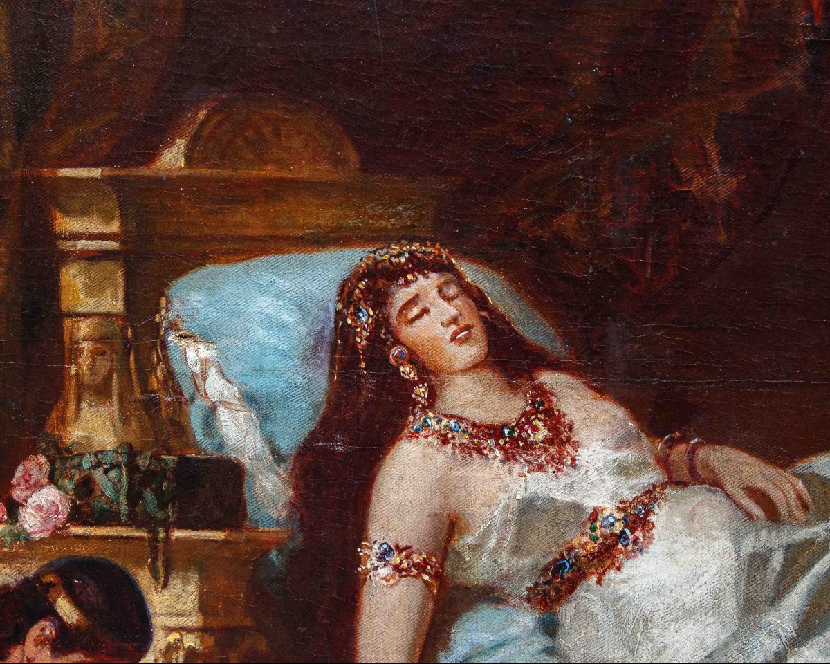 Gustav Bartsch (1821 – 1906), La morte di Cleopatra-photo-3
