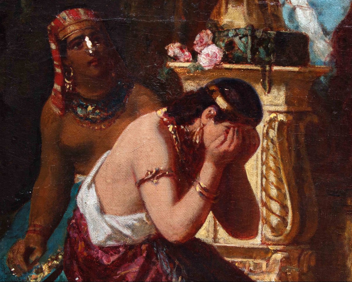 Gustav Bartsch (1821 – 1906), La morte di Cleopatra-photo-1