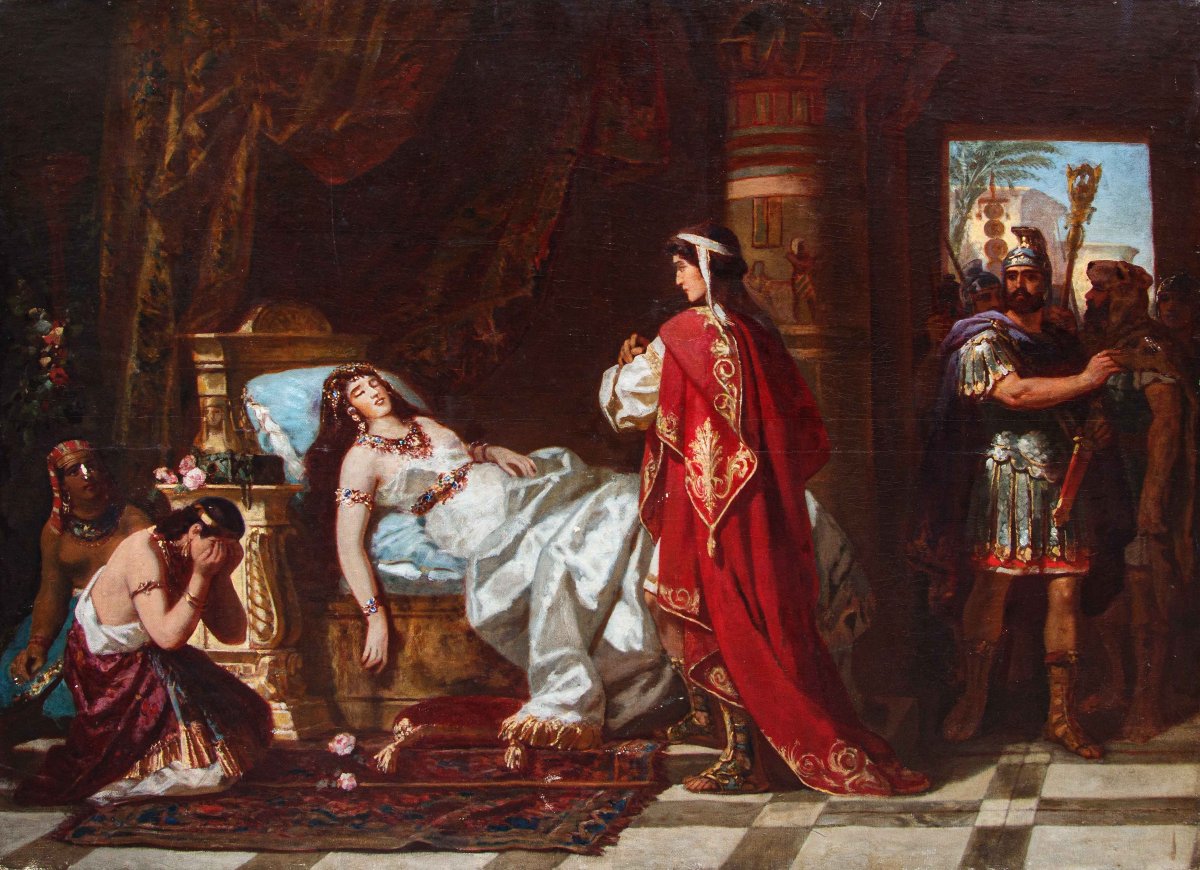 Gustav Bartsch (1821 – 1906), La morte di Cleopatra