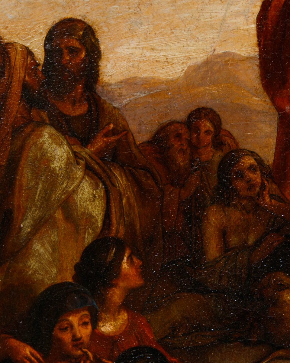 Scuola Lombarda, XIX secolo, Predica del Battista-photo-3