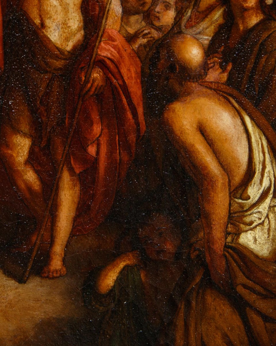 Scuola Lombarda, XIX secolo, Predica del Battista-photo-5