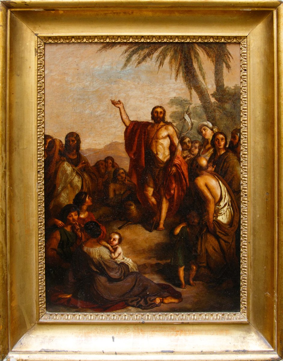 Scuola Lombarda, XIX secolo, Predica del Battista