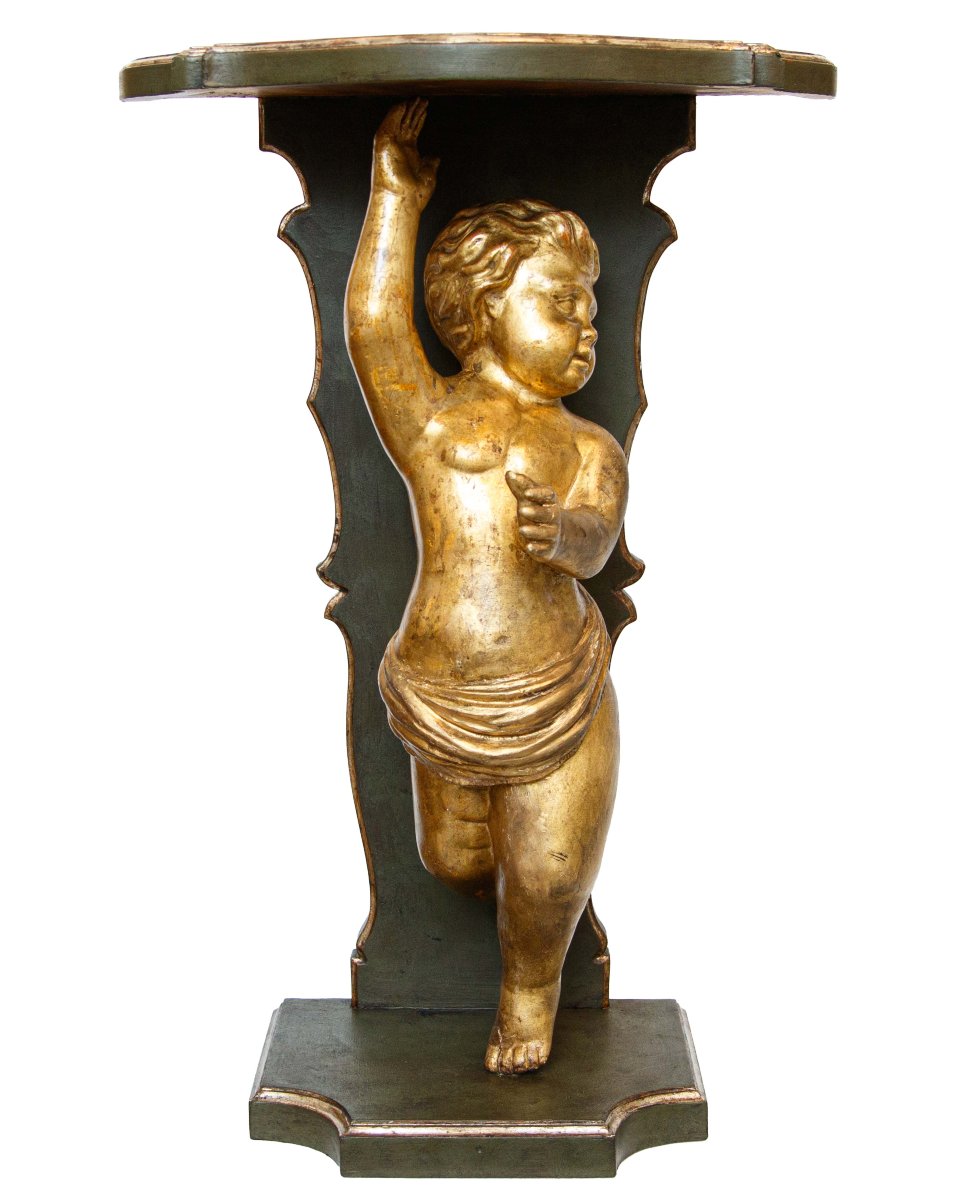 XVIII secolo, Consolle con putti-photo-2
