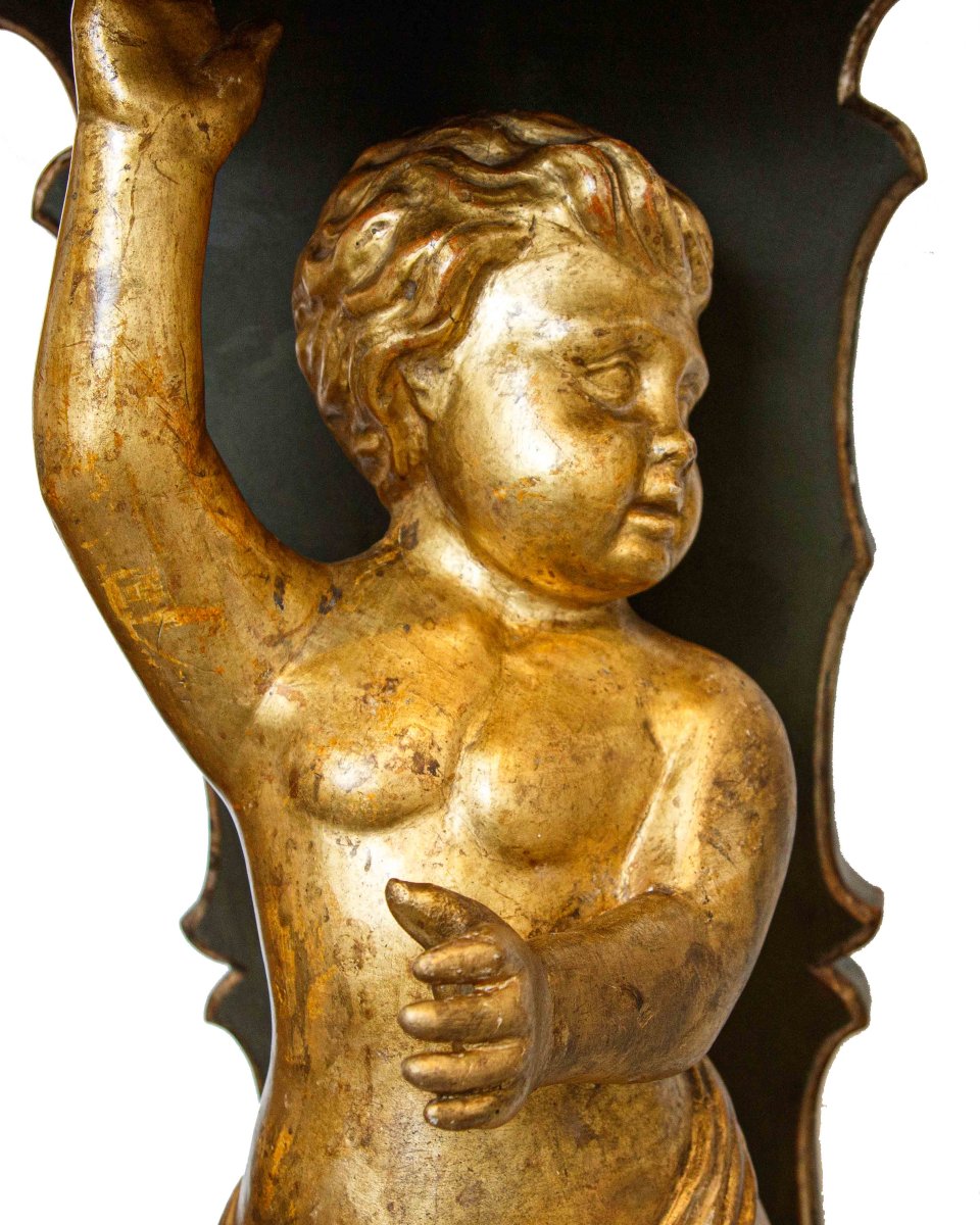 XVIII secolo, Consolle con putti-photo-4