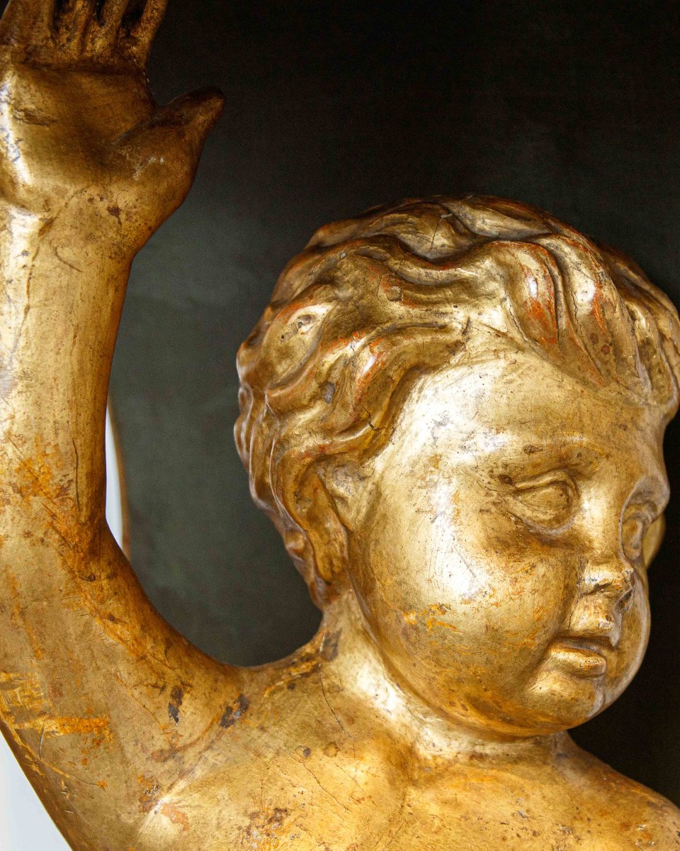 XVIII secolo, Consolle con putti-photo-3