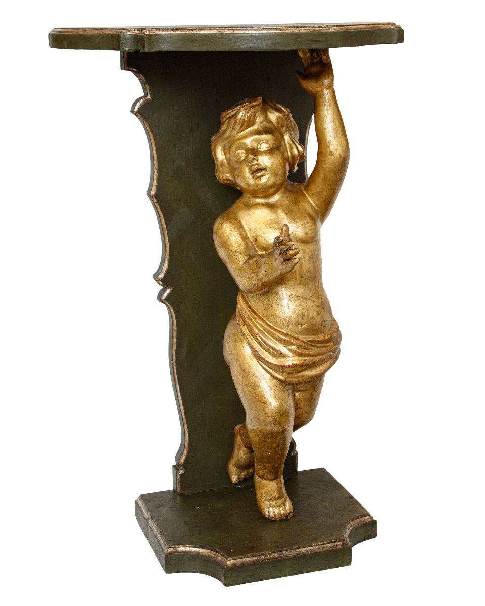 XVIII secolo, Consolle con putti-photo-4