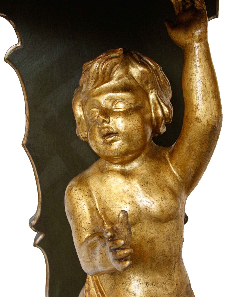 XVIII secolo, Consolle con putti-photo-5