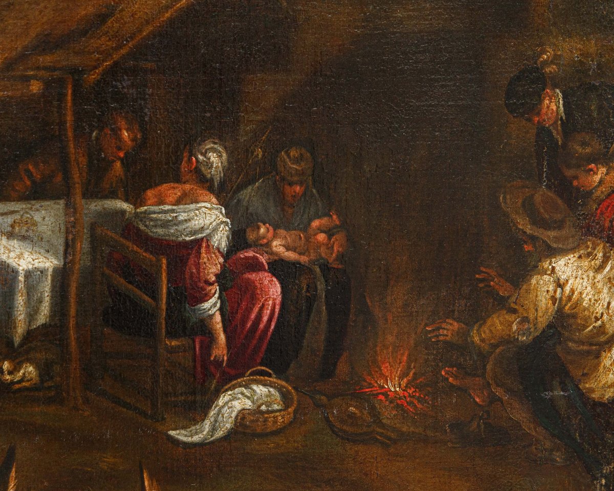 Francesco Dal Ponte, detto Francesco Bassano, bottega di, Allegoria dell'inverno-photo-2
