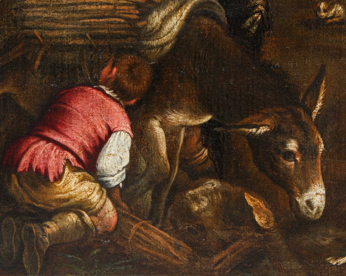 Francesco Dal Ponte, detto Francesco Bassano, bottega di, Allegoria dell'inverno-photo-3