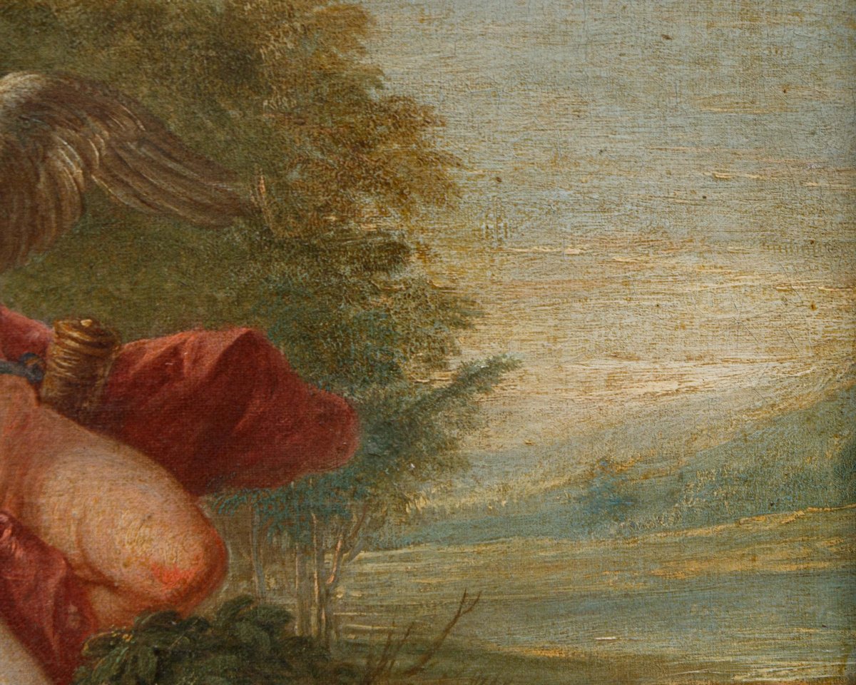 Scuola francese, XVIII secolo, Venere e Cupido-photo-8