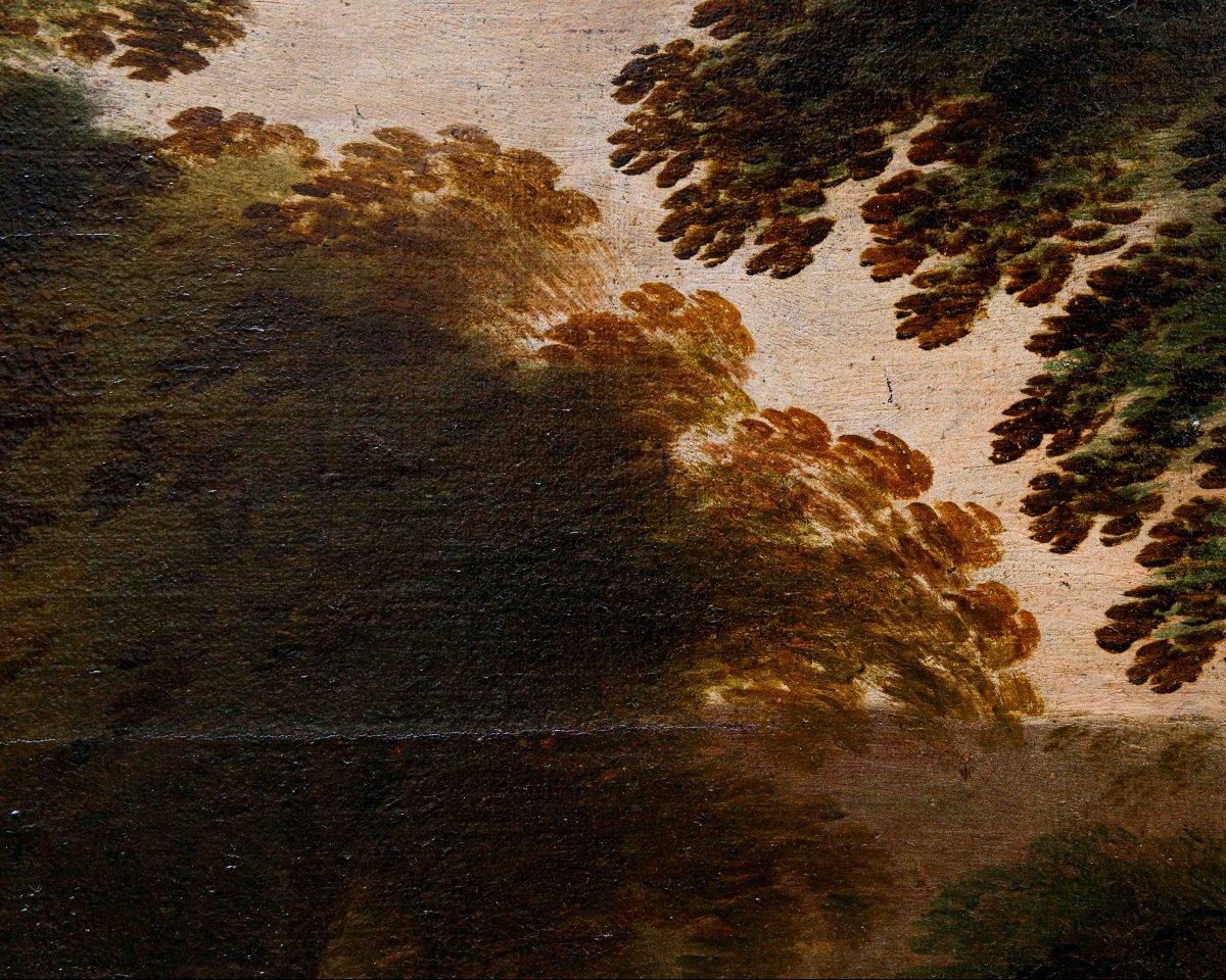 Seguace di Jacques van der Wijen (Amsterdam 1586 – 1638), Caccia al cervo-photo-6