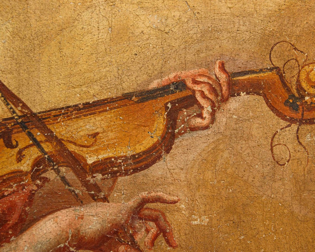 XVII secolo, Amorino che suona il violino-photo-4