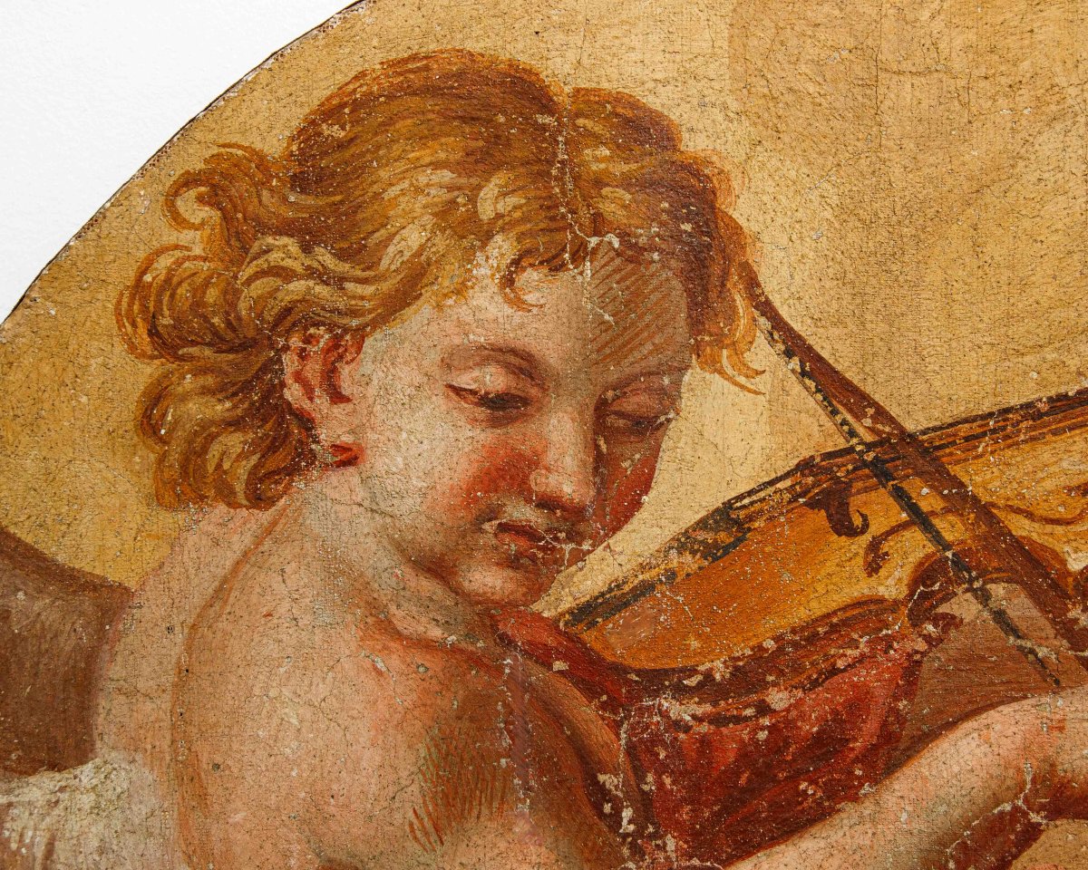 XVII secolo, Amorino che suona il violino-photo-6