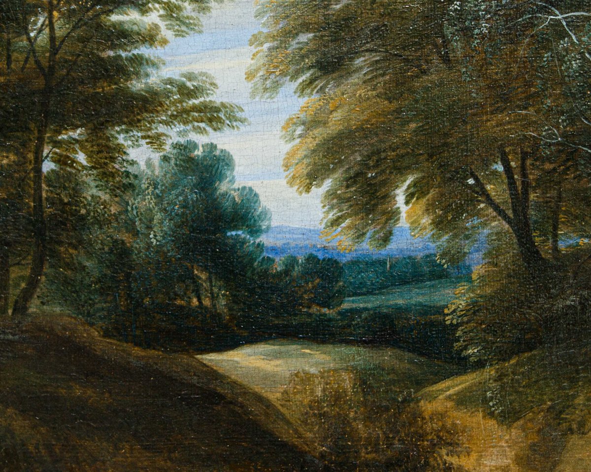 Pieter van Avont (Mechelen, 1600 – Deurne, 1652), Paesaggio con San Giovannino e l’Agnello-photo-5
