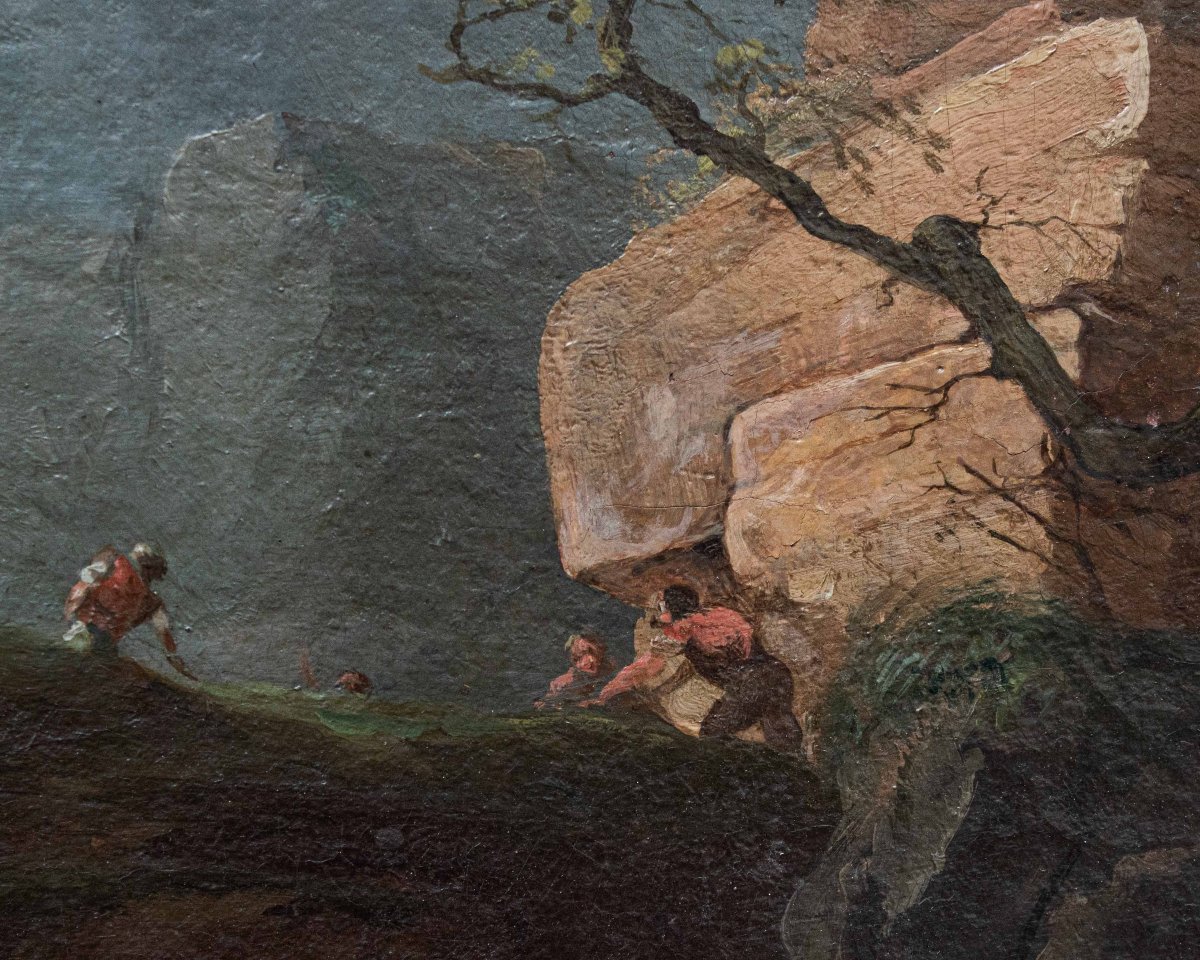 Francesco Fidanza (Roma, 1747- Milano, 1819), Marina in Tempesta-photo-3
