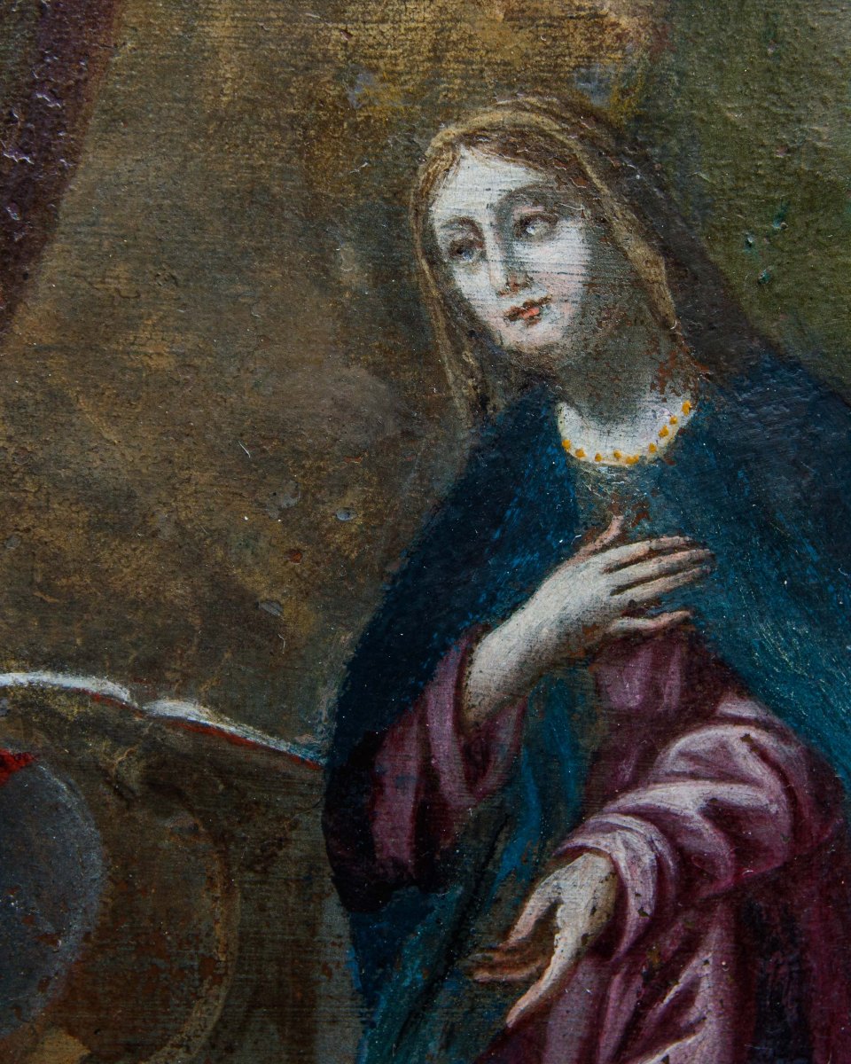 Scuola lombarda, XVII secolo, Annunciazione-photo-2