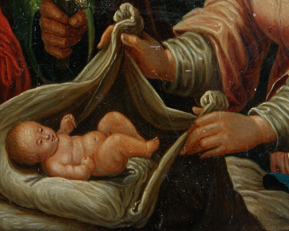 Scuola fiamminga, XVII secolo, Natività-photo-7