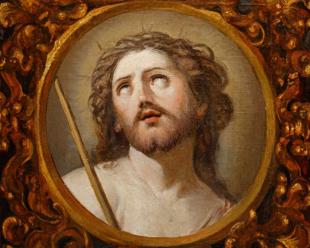 Scuola emiliana, XVII secolo, Cristo incoronato di spine-photo-1
