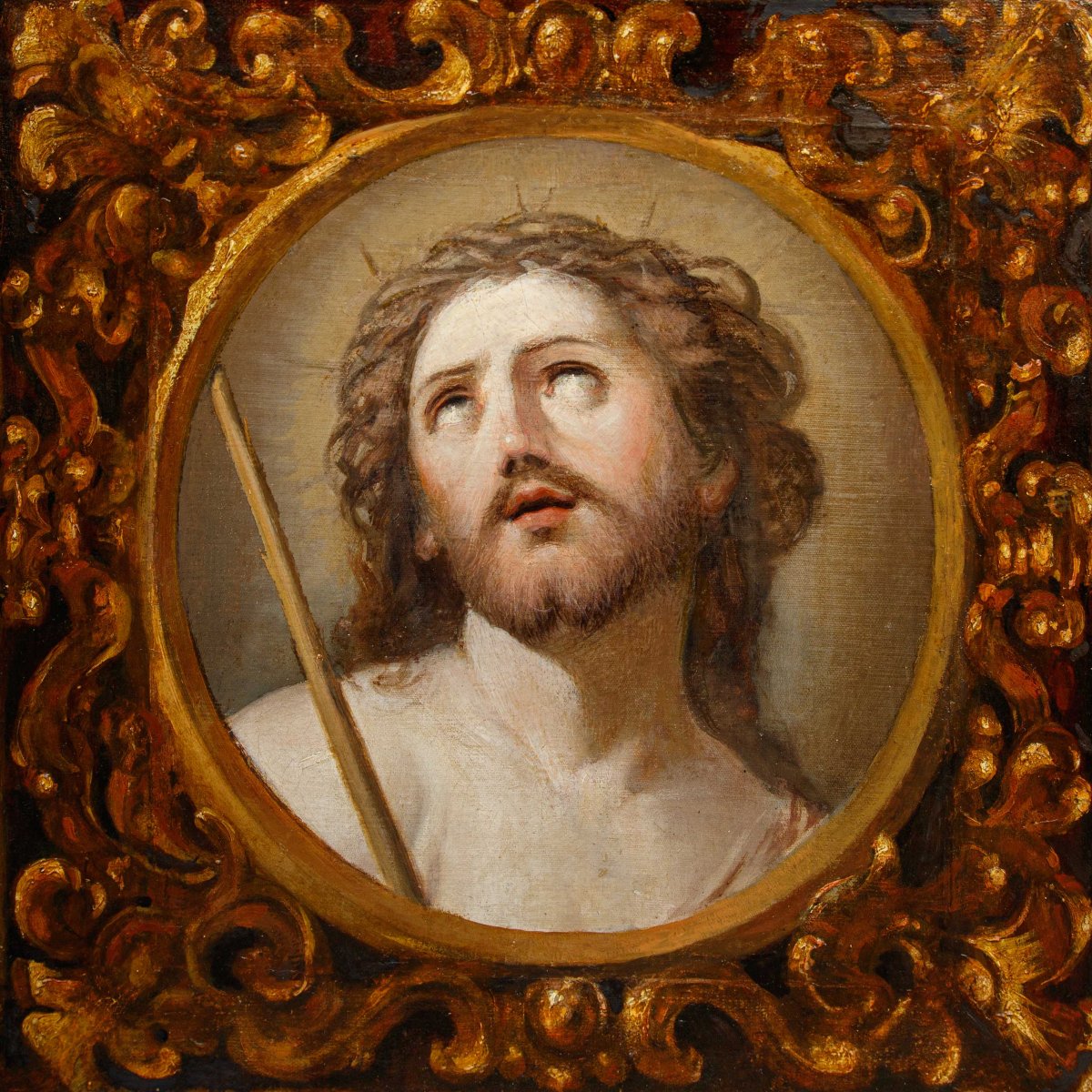 Scuola emiliana, XVII secolo, Cristo incoronato di spine