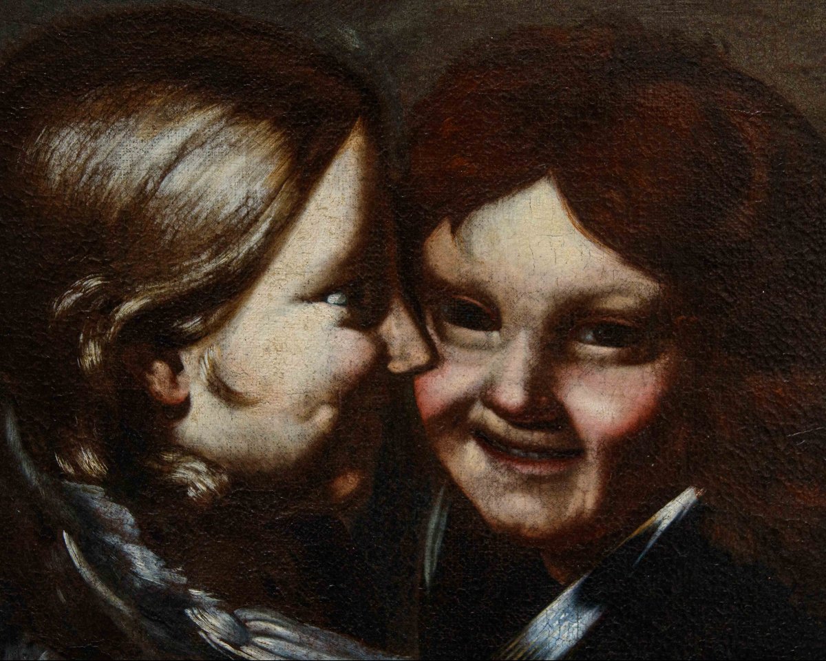 Giovanni Antonio Galli, detto lo Spadarino(Roma, 1585 – 1652) (attr.), Coppia di putti-photo-2