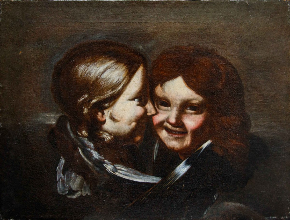 Giovanni Antonio Galli, detto lo Spadarino(Roma, 1585 – 1652) (attr.), Coppia di putti