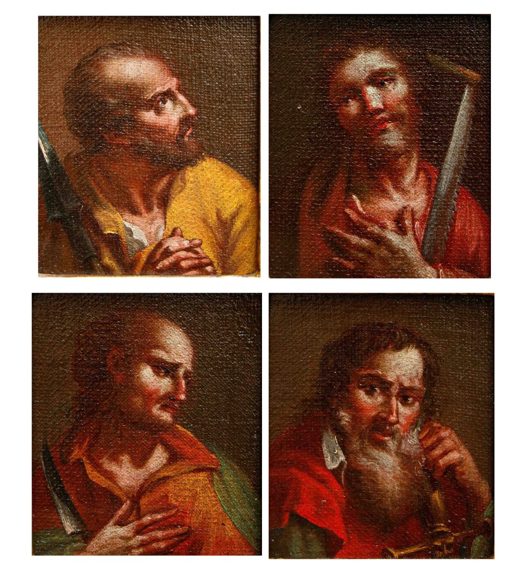Antonio Marinetti, detto il Chiozzotto (Chioggia, 1719 – Venezia, 1796), Quattro santi-photo-2