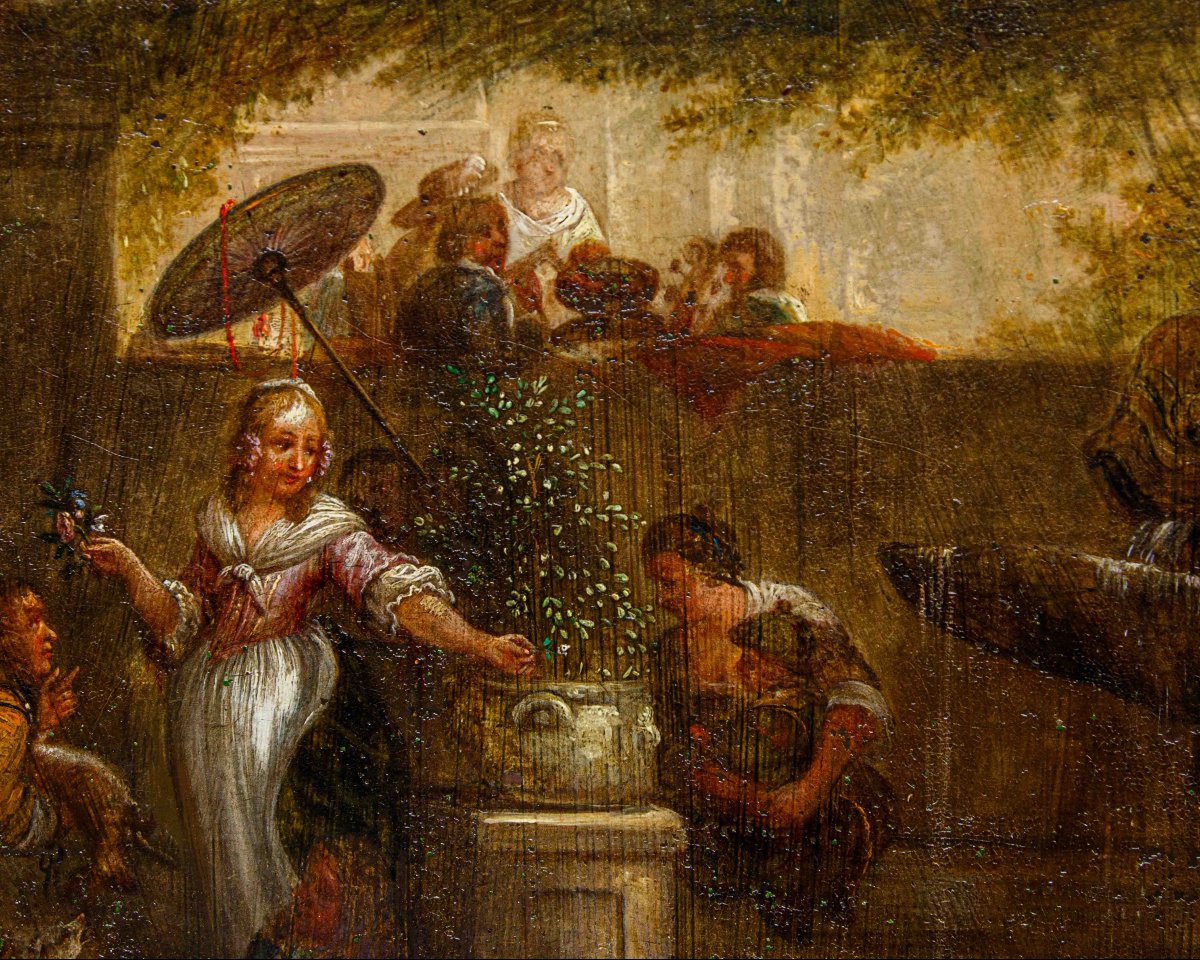 Carel van Falens (Anversa, 1683 – Parigi, 1733), Scena di genere-photo-2