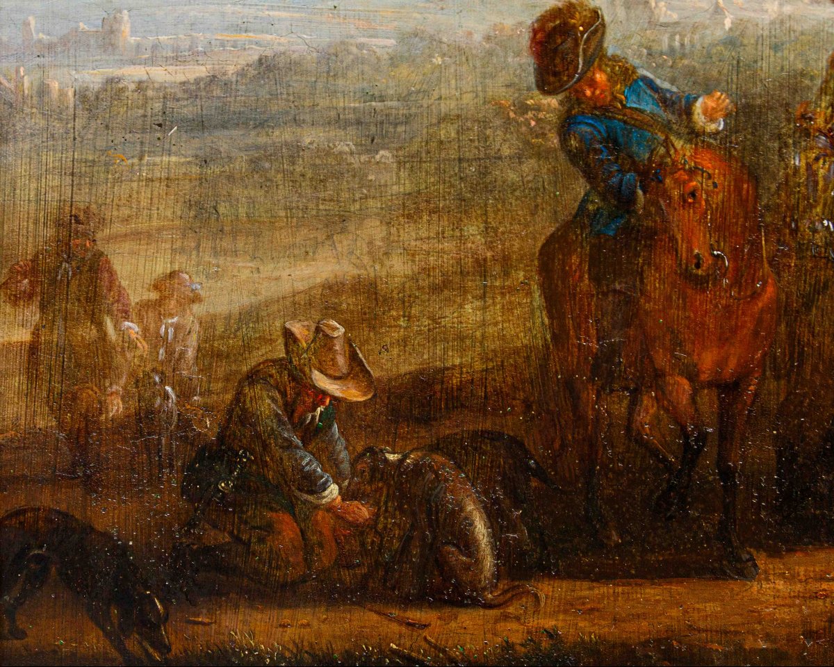 Carel van Falens (Anversa, 1683 – Parigi, 1733), Scena di genere-photo-3