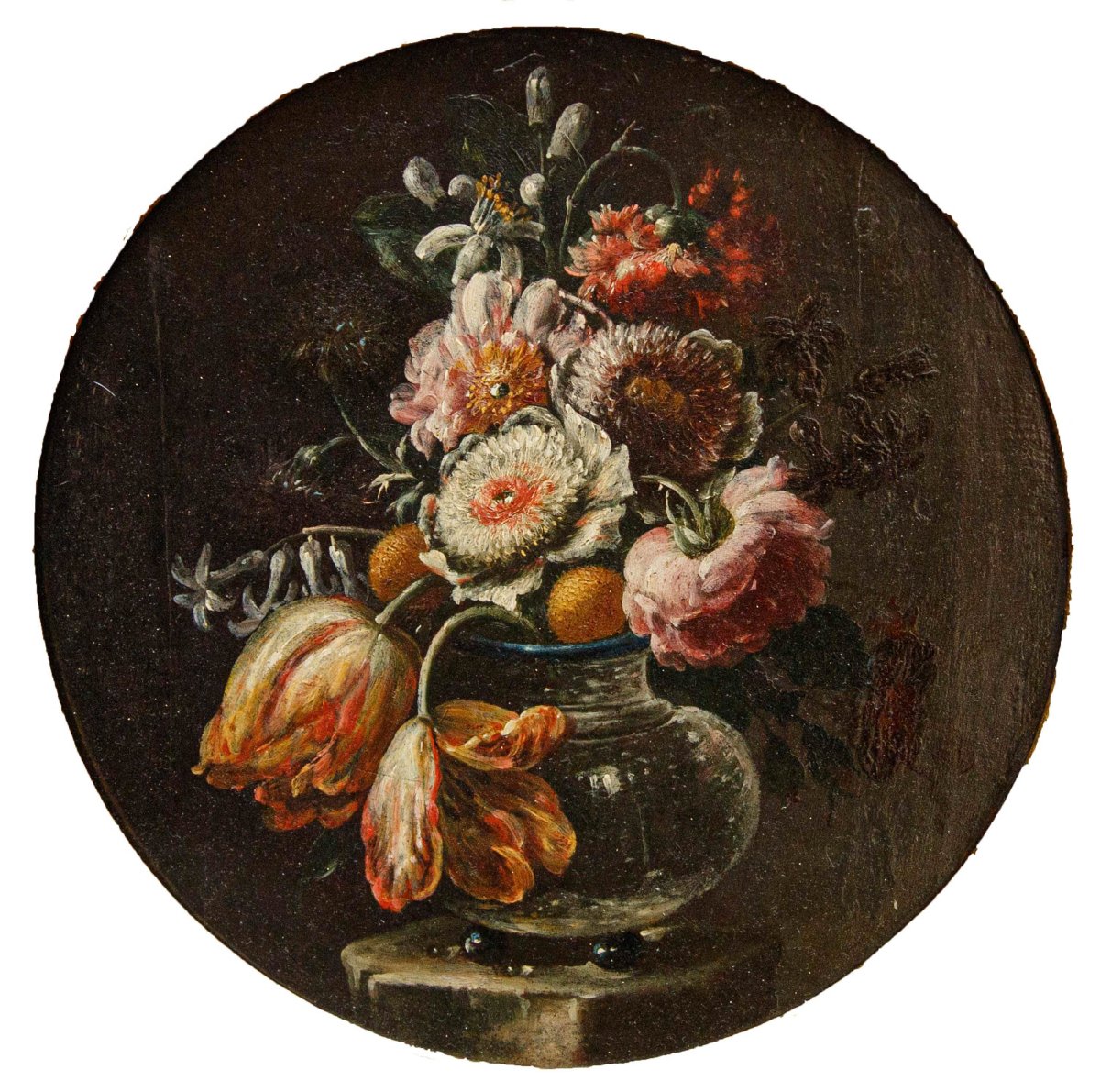 Nicola Casissa (? – Napoli, 1731), Natura morta con vaso di fiori-photo-2