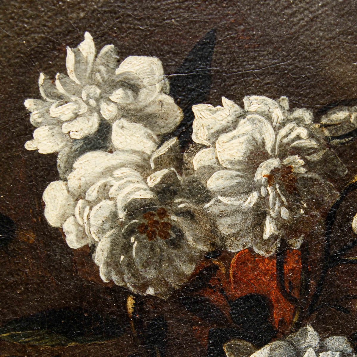 Scuola Napoletana del XVII secolo, Natura morta con vaso di fiori-photo-3
