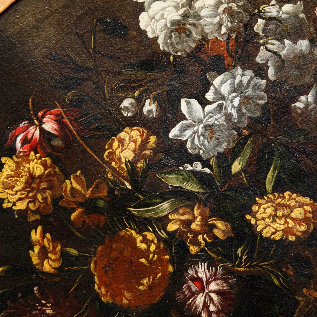 Scuola Napoletana del XVII secolo, Natura morta con vaso di fiori-photo-7