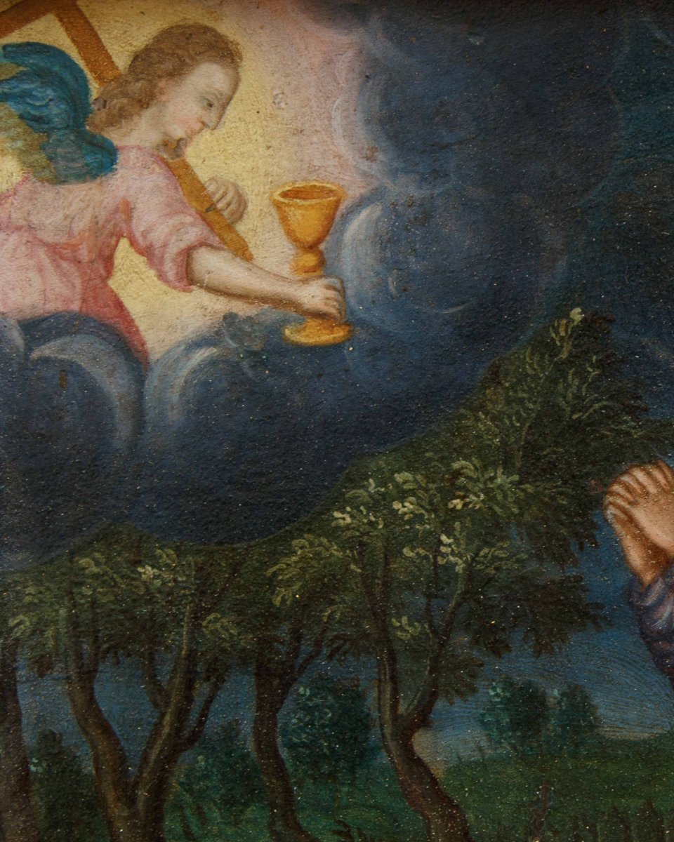 Pittore fiammingo attivo in Italia nel XVII secolo, Pietà e Orazione nell'orto-photo-5