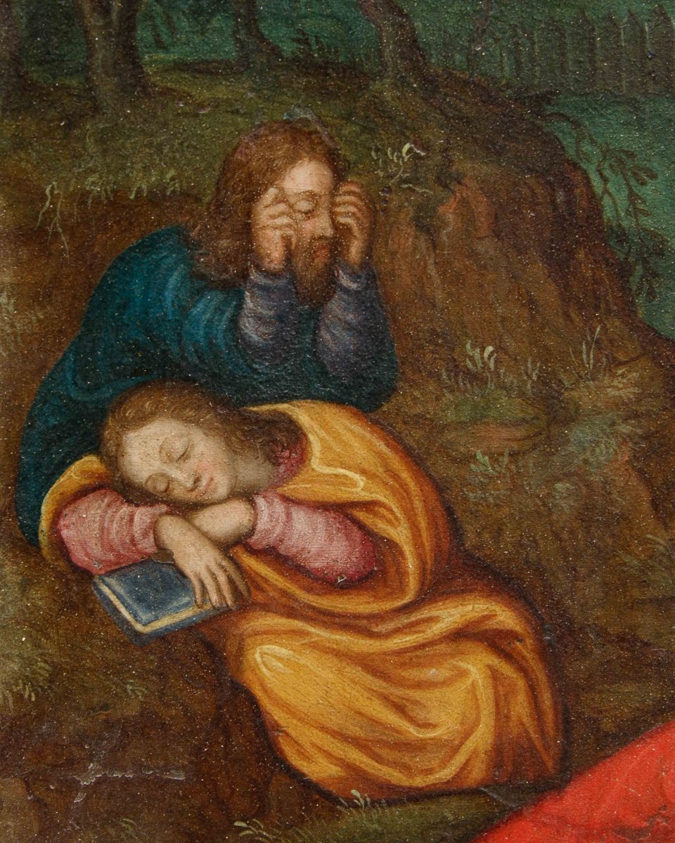 Pittore fiammingo attivo in Italia nel XVII secolo, Pietà e Orazione nell'orto-photo-6