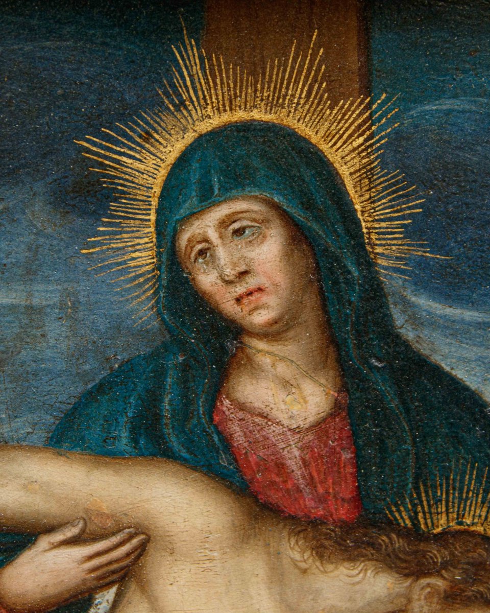 Pittore fiammingo attivo in Italia nel XVII secolo, Pietà e Orazione nell'orto-photo-7
